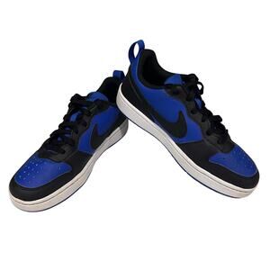 Nike Court Borough Low Recraft GS | Game Royal Blue / Black / White Size 4.5Y